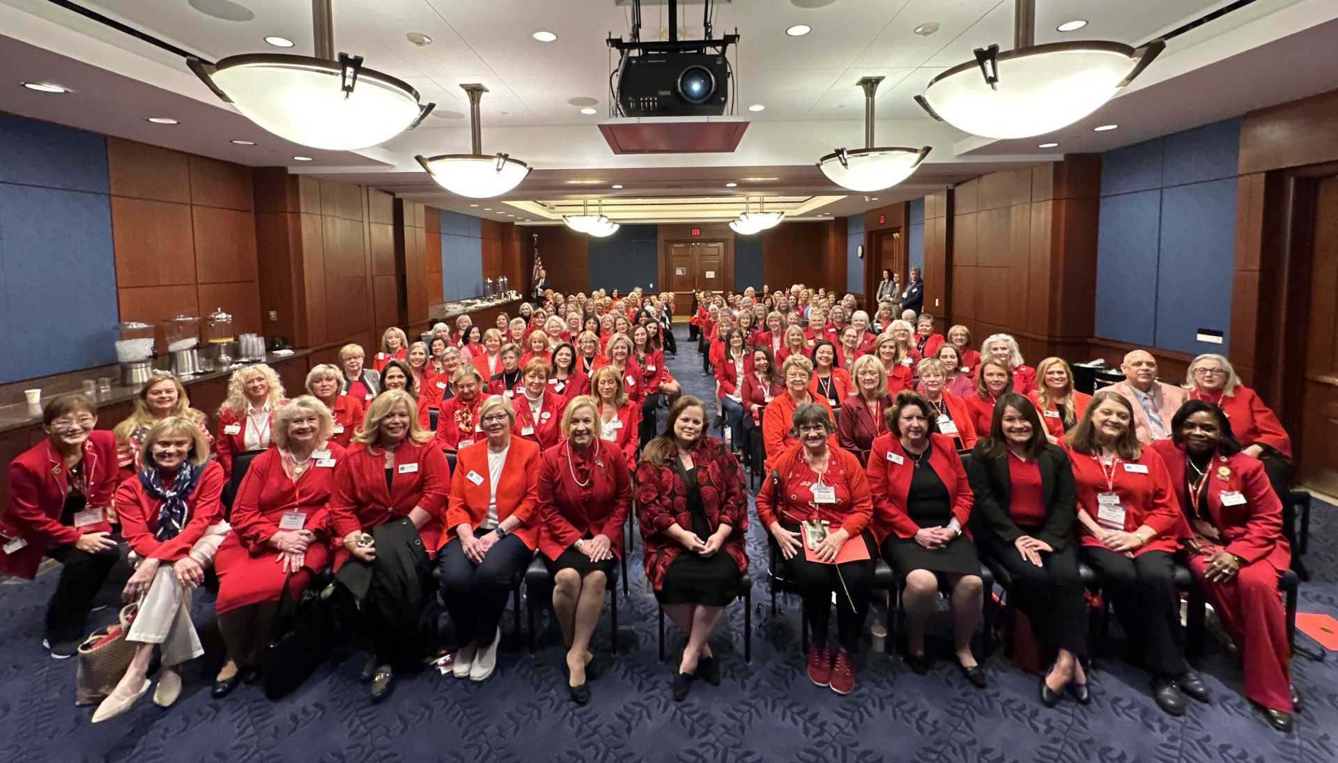 The official photo of NFRW Legislative Day on Capitol Hill, 2024.